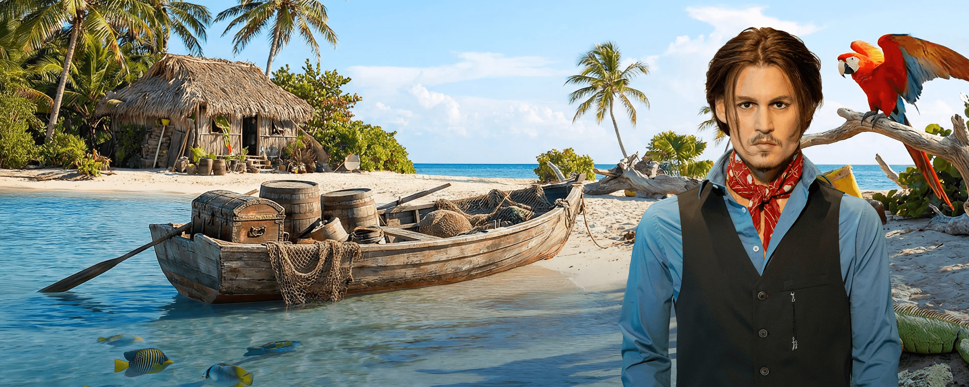 Johnny Depp a fedélzeten! Karibi hangulat a Cinema Caféban.